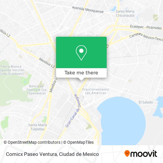 Comicx Paseo Ventura map