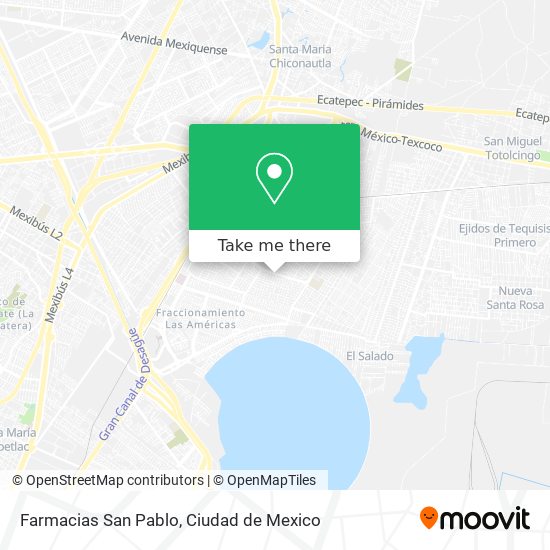 Mapa de Farmacias San Pablo