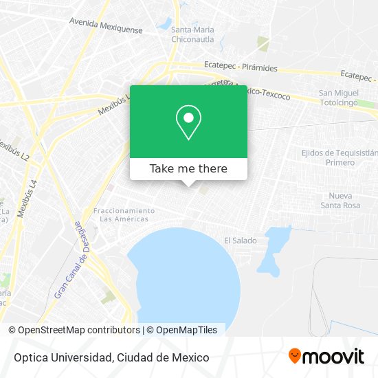 Mapa de Optica Universidad