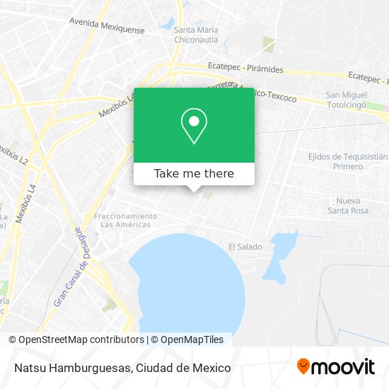 Mapa de Natsu Hamburguesas