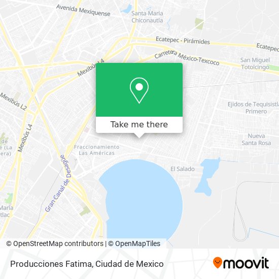 Producciones Fatima map