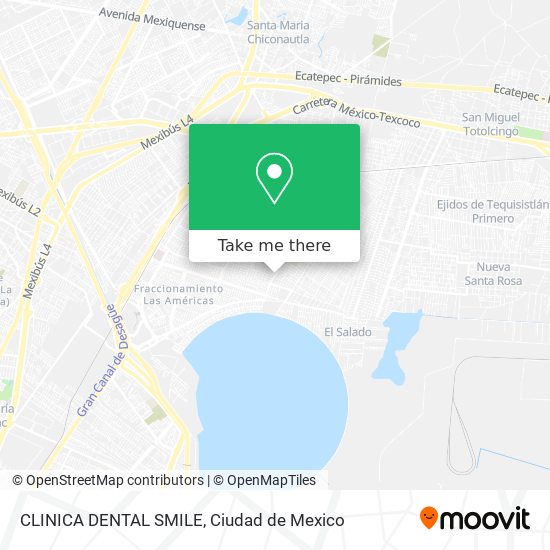 Mapa de CLINICA DENTAL SMILE