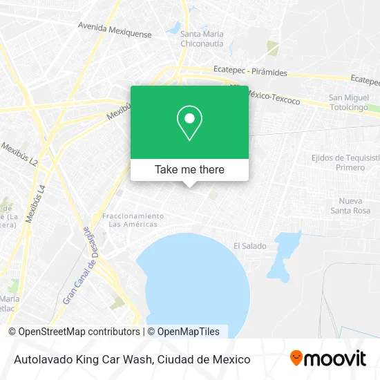 Mapa de Autolavado King Car Wash