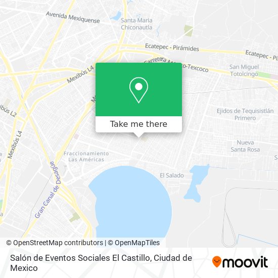 Salón de Eventos Sociales El Castillo map