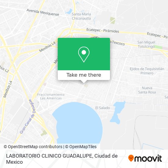 LABORATORIO CLINICO GUADALUPE map