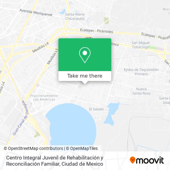 Centro Integral Juvenil de Rehabilitación y Reconciliación Familiar map