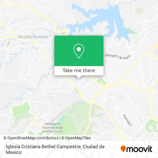 Mapa de Iglesia Cristiana Bethel Campestre