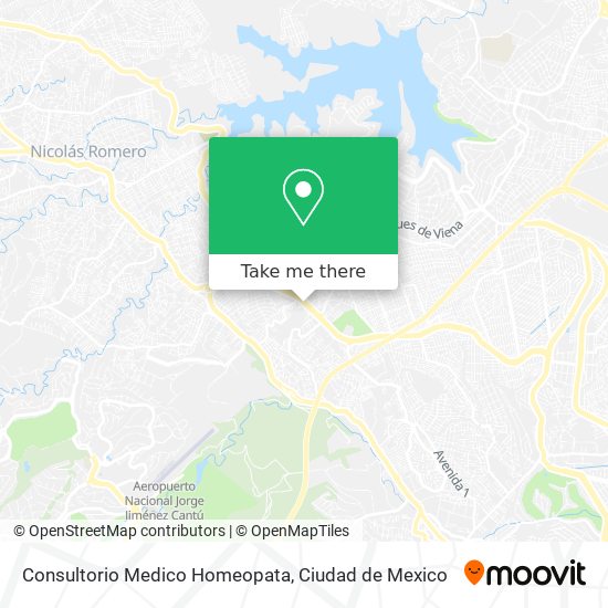 Mapa de Consultorio Medico Homeopata