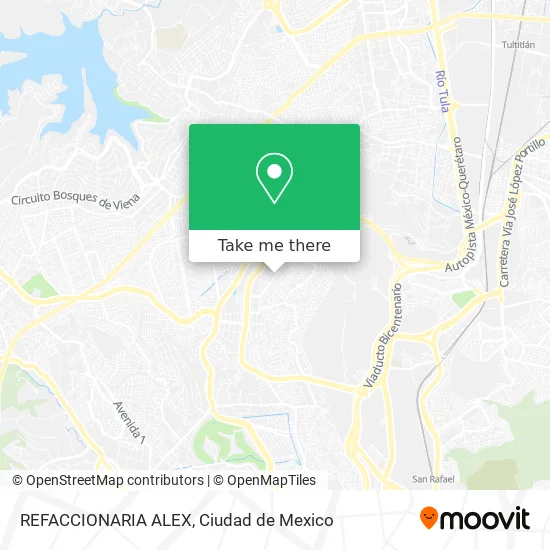 REFACCIONARIA ALEX map