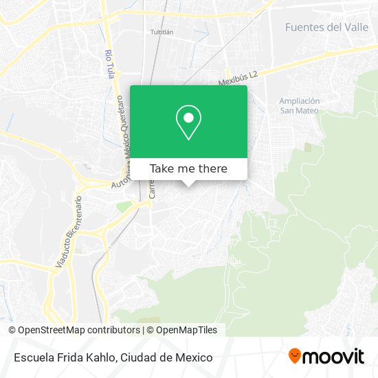 Mapa de Escuela Frida Kahlo