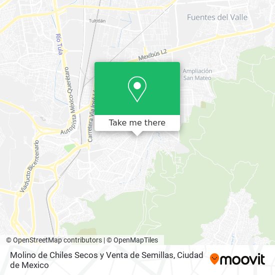 Mapa de Molino de Chiles Secos y Venta de Semillas