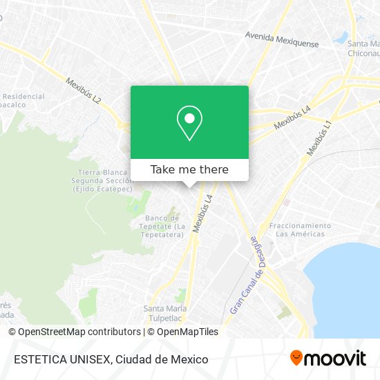 ESTETICA UNISEX map