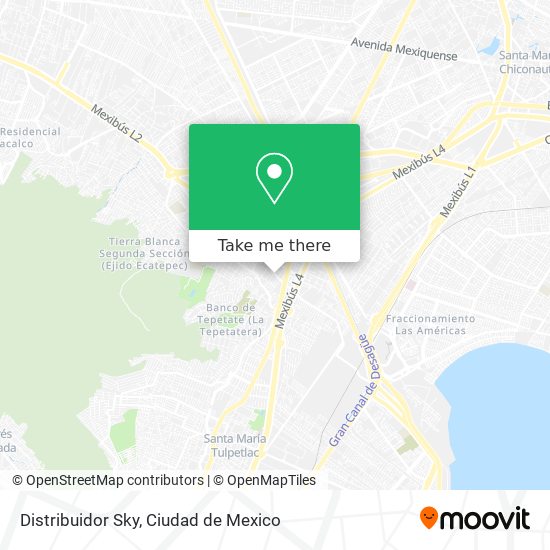 Mapa de Distribuidor Sky