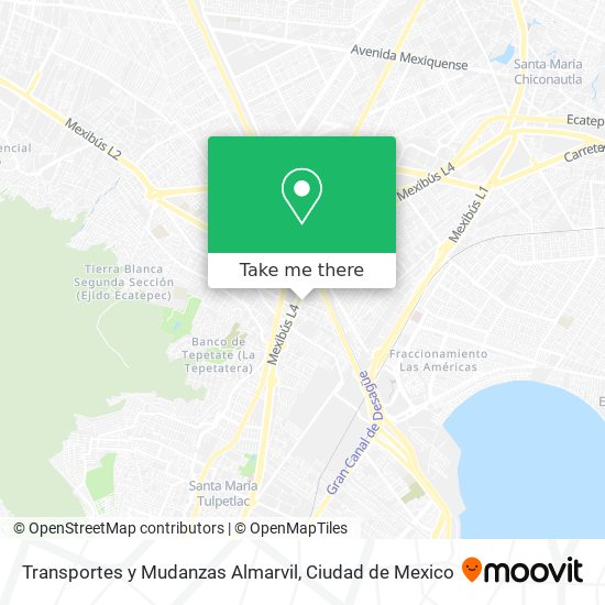 Mapa de Transportes y Mudanzas Almarvil