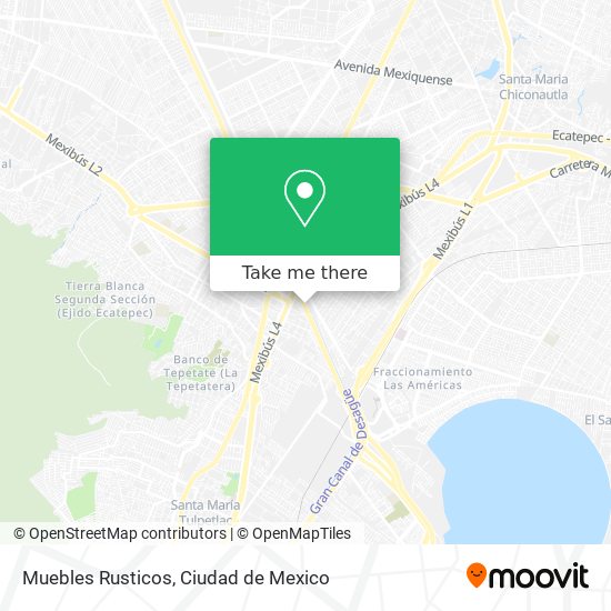 Muebles Rusticos map