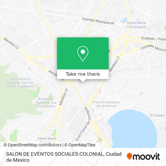 Mapa de SALON DE EVENTOS SOCIALES COLONIAL