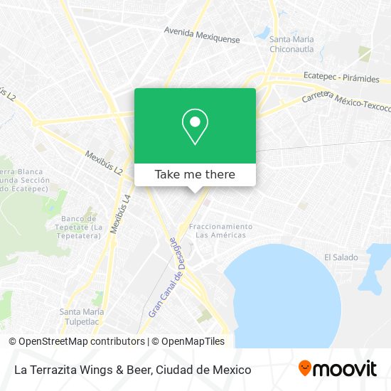 Mapa de La Terrazita Wings & Beer