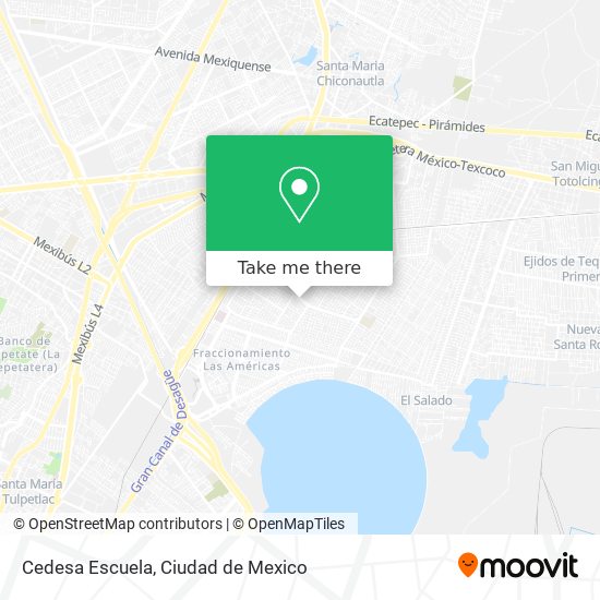 Mapa de Cedesa Escuela