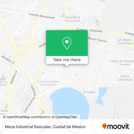 Meza Industrial Basculas map