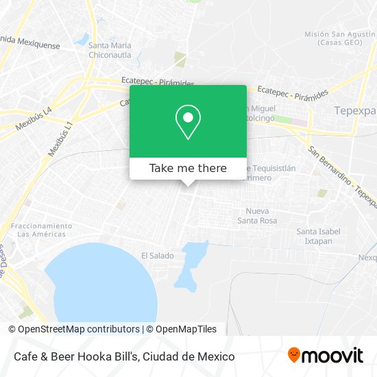 Cafe & Beer Hooka Bill's map