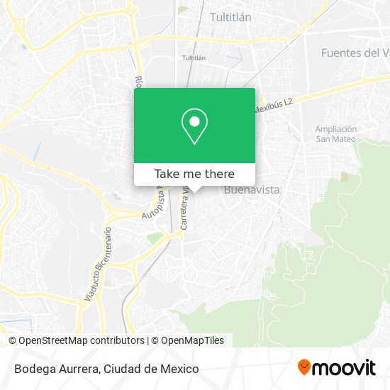 Mapa de Bodega Aurrera