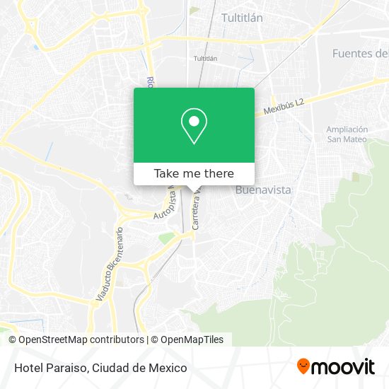 Hotel Paraiso map