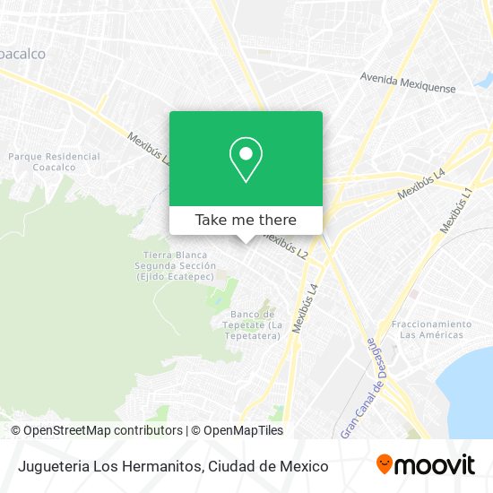 Jugueteria Los Hermanitos map