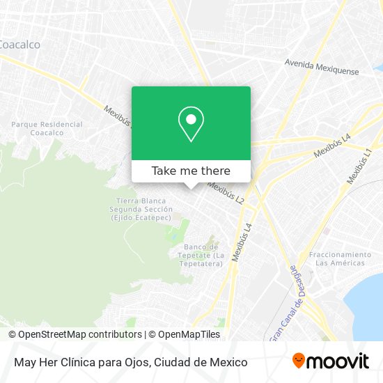 May Her Clínica para Ojos map