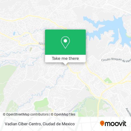 Vadian Ciber-Centro map