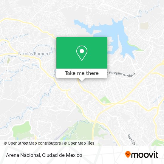 Arena Nacional map