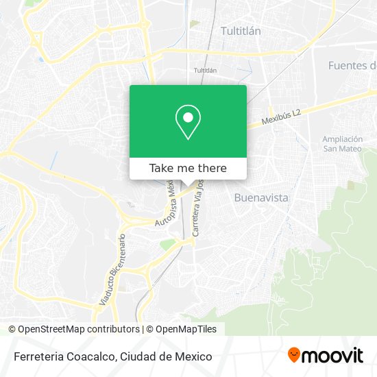 Ferreteria Coacalco map