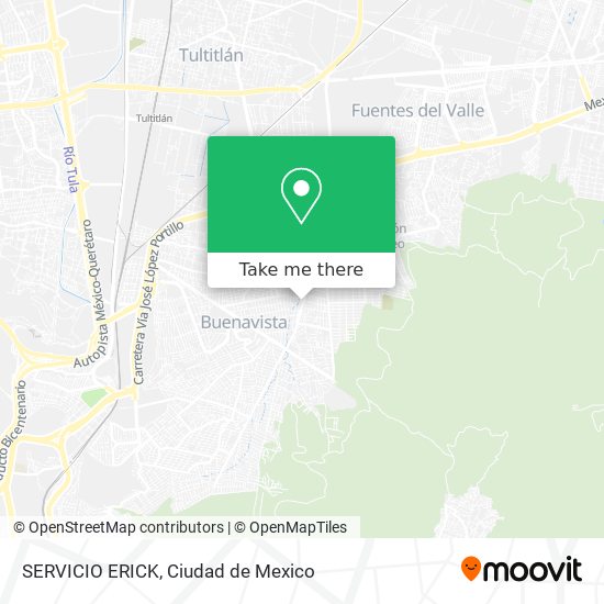 SERVICIO ERICK map