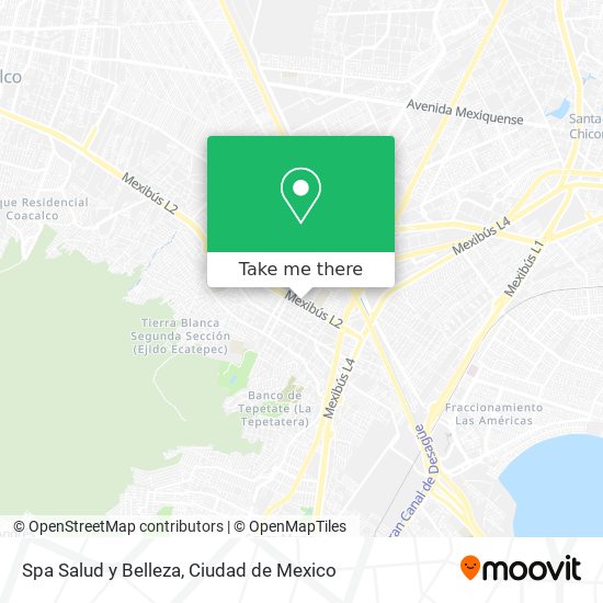 Spa Salud y Belleza map