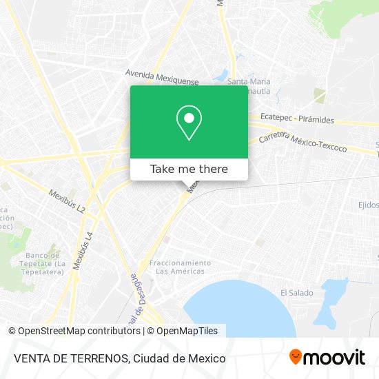 VENTA DE TERRENOS map