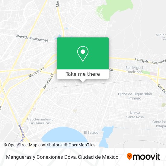 Mangueras y Conexiones Dova map