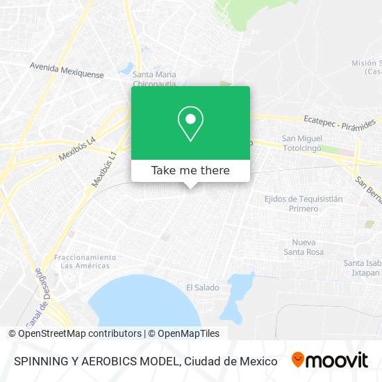 SPINNING Y AEROBICS MODEL map