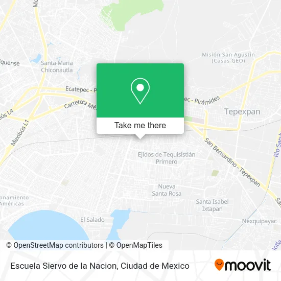 Escuela Siervo de la Nacion map