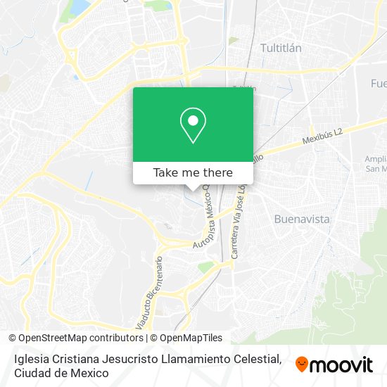 Mapa de Iglesia Cristiana Jesucristo Llamamiento Celestial
