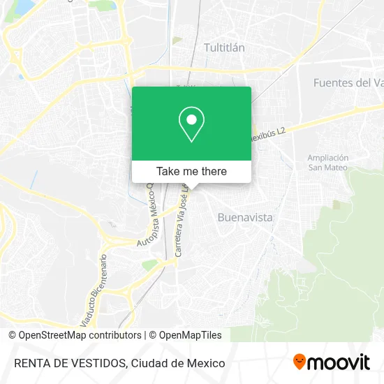 RENTA DE VESTIDOS map