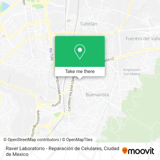 Mapa de Raver Laboratorio - Reparación de Celulares