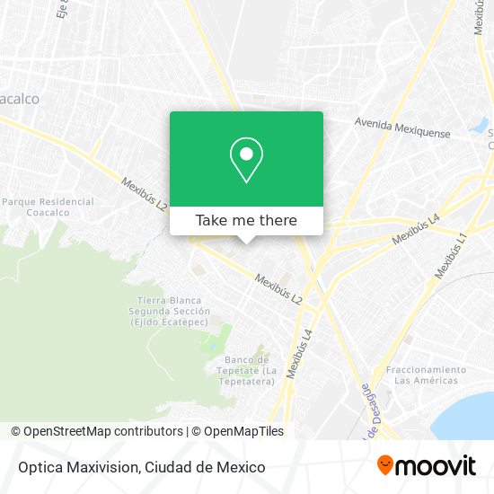 Optica Maxivision map