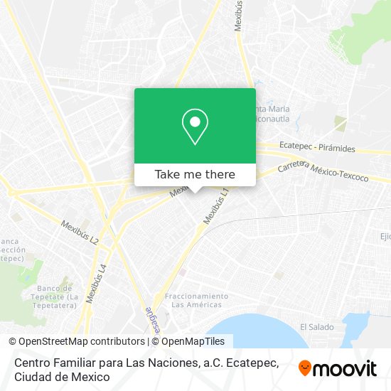 Centro Familiar para Las Naciones, a.C. Ecatepec map