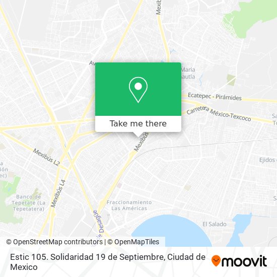 Estic 105. Solidaridad 19 de Septiembre map