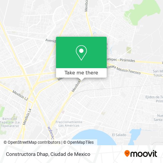 Constructora Dhap map