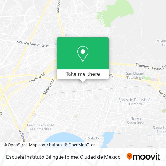 Escuela Instituto Bilingüe Ibime map