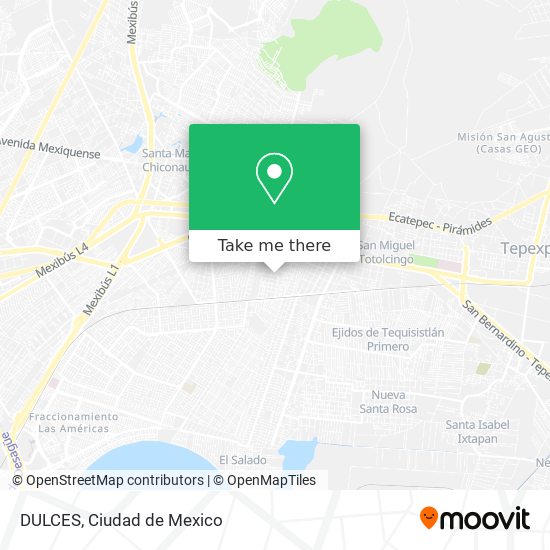 Mapa de DULCES