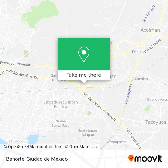 Mapa de Banorte