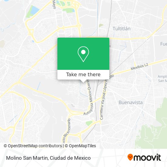 Molino San Martin map