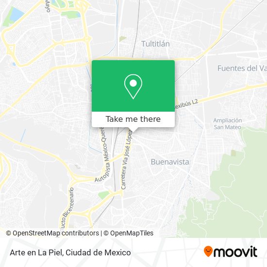 Arte en La Piel map
