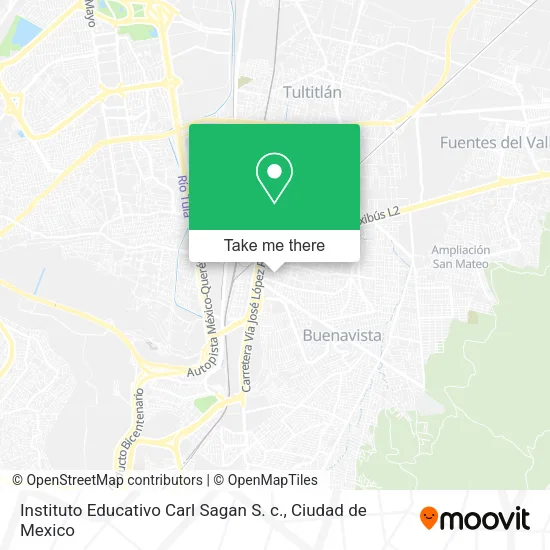 Mapa de Instituto Educativo Carl Sagan S. c.